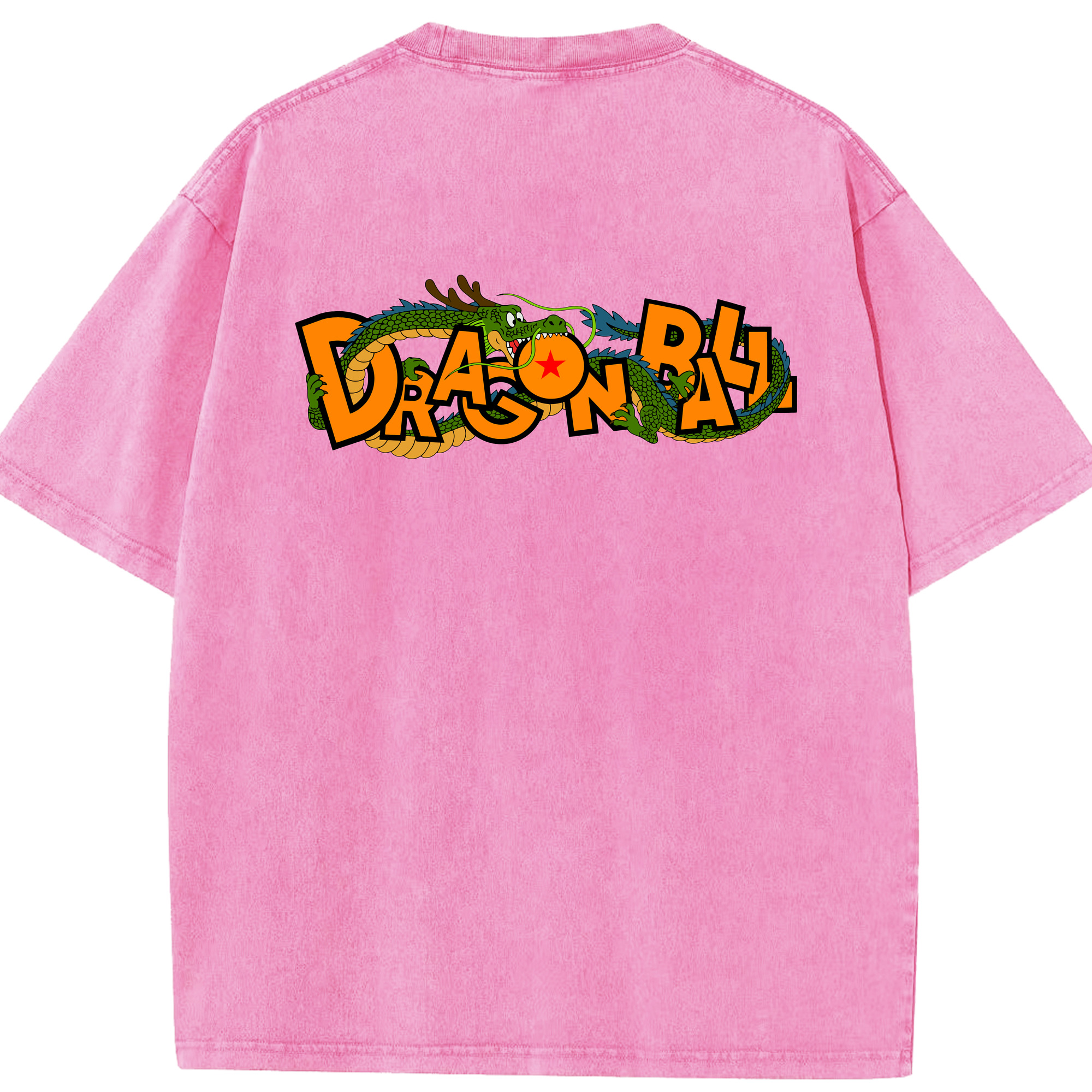（画像用） ドラゴンボール DRAGON BALL 綿100% ヴィンテージ風 半袖Tシャツ（背面プリント）